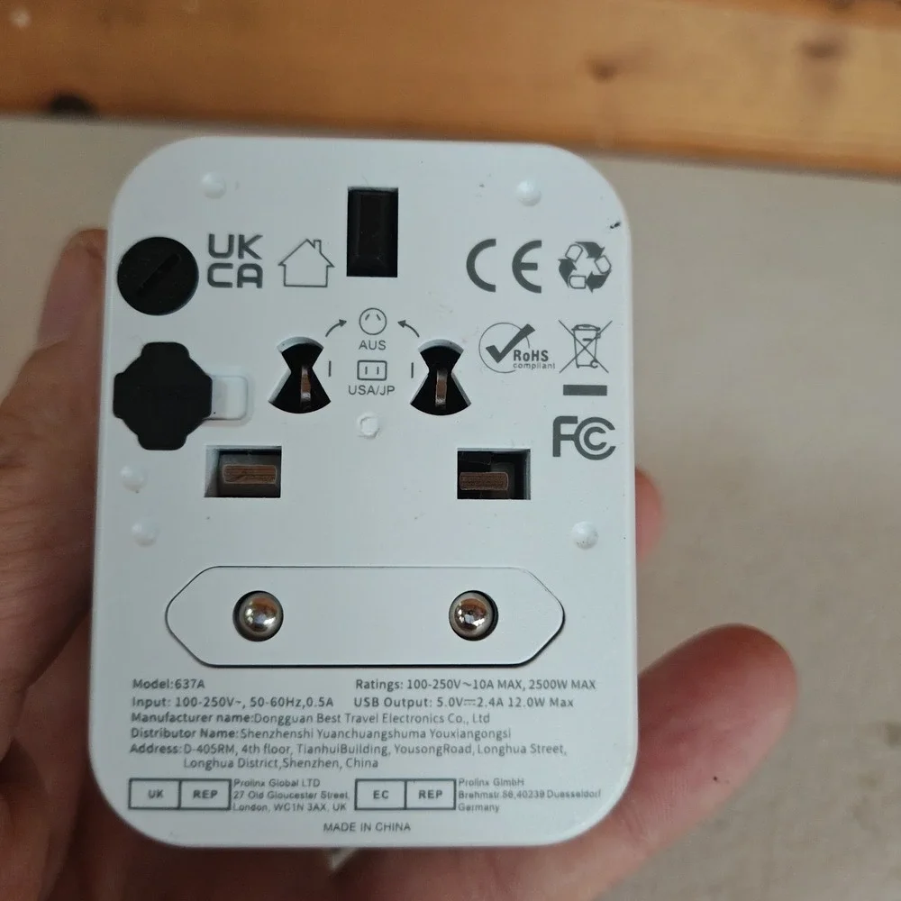 FSTeavelP Travel‎ Adapter for USA Australia UK Europe ZB3